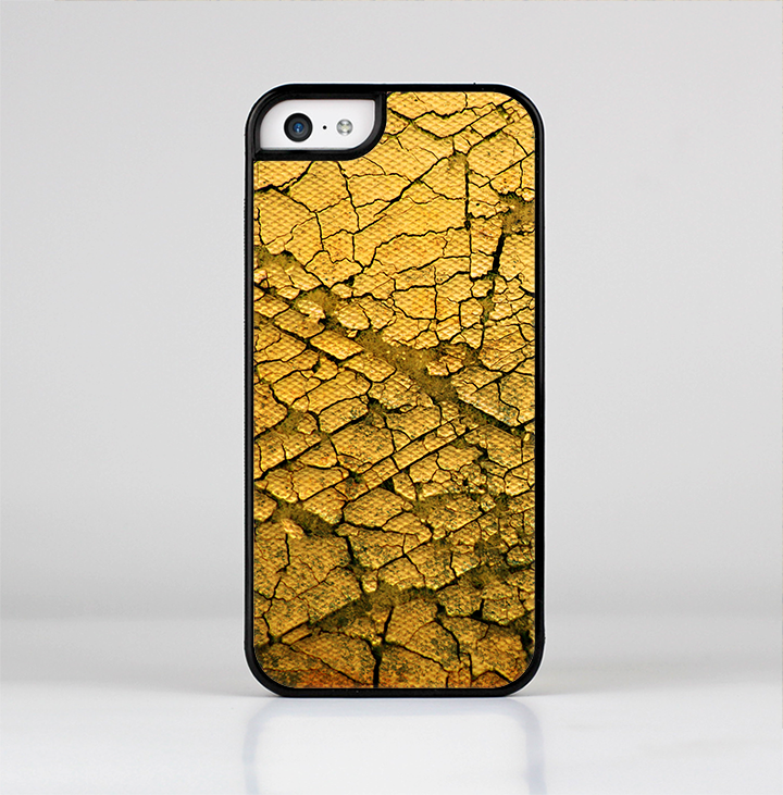 The Orange Cracked Surface Skin-Sert Case for the Apple iPhone 5c