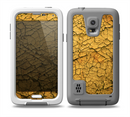 The Orange Cracked Surface Skin for the Samsung Galaxy S5 frē LifeProof Case