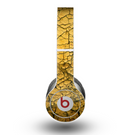 The Orange Cracked Surface Skin for the Beats by Dre Original Solo-Solo HD Headphones