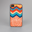 The Orange Dreamcatcher Chevron Skin-Sert for the Apple iPhone 4-4s Skin-Sert Case