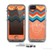 The Orange Dreamcatcher Chevron Skin for the Apple iPhone 5c LifeProof Case