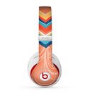 The Orange Dreamcatcher Chevron Skin for the Beats by Dre Studio (2013+ Version) Headphones