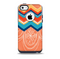The Orange Dreamcatcher Chevron Skin for the iPhone 5c OtterBox Commuter Case