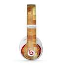 The Orange Grungy Textured Cat Skin for the Beats by Dre Studio (2013+ Version) Headphones