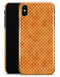 The Orange Grungy Watercolored Polka Dots - iPhone X Clipit Case