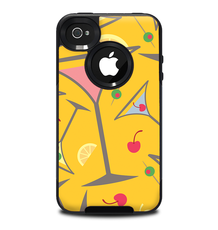 The Orange Martini Drinks With Lemons Skin for the iPhone 4-4s OtterBox Commuter Case