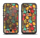 The Orange & Red Cute Vector Birds Apple iPhone 6/6s LifeProof Fre Case Skin Set
