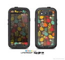 The Orange & Red Cute Vector Birds Skin For The Samsung Galaxy S3 LifeProof Case