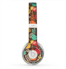 The Orange & Red Cute Vector Birds Skin for the Beats by Dre Solo 2 Headphones