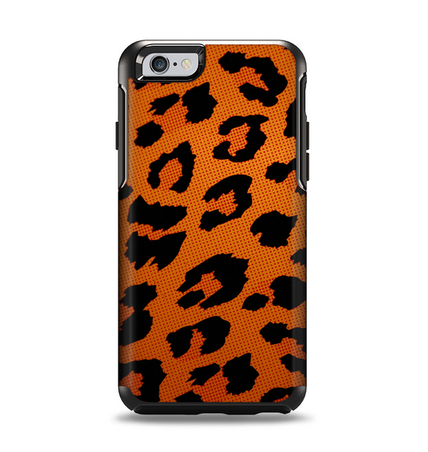 The Orange Vector Animal Print Apple iPhone 6 Otterbox Symmetry Case Skin Set