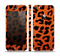 The Orange Vector Animal Print Skin Set for the Apple iPhone 5s