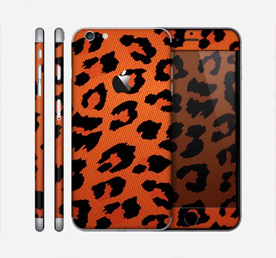 The Orange Vector Animal Print Skin for the Apple iPhone 6 Plus