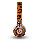 The Orange Vector Animal Print Skin for the Beats by Dre Mixr Headphones