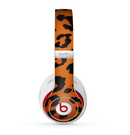 The Orange Vector Animal Print Skin for the Beats by Dre Studio (2013+ Version) Headphones