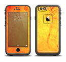 The Orange Vibrant Texture Apple iPhone 6/6s LifeProof Fre Case Skin Set