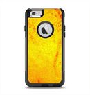 The Orange Vibrant Texture Apple iPhone 6 Otterbox Commuter Case Skin Set