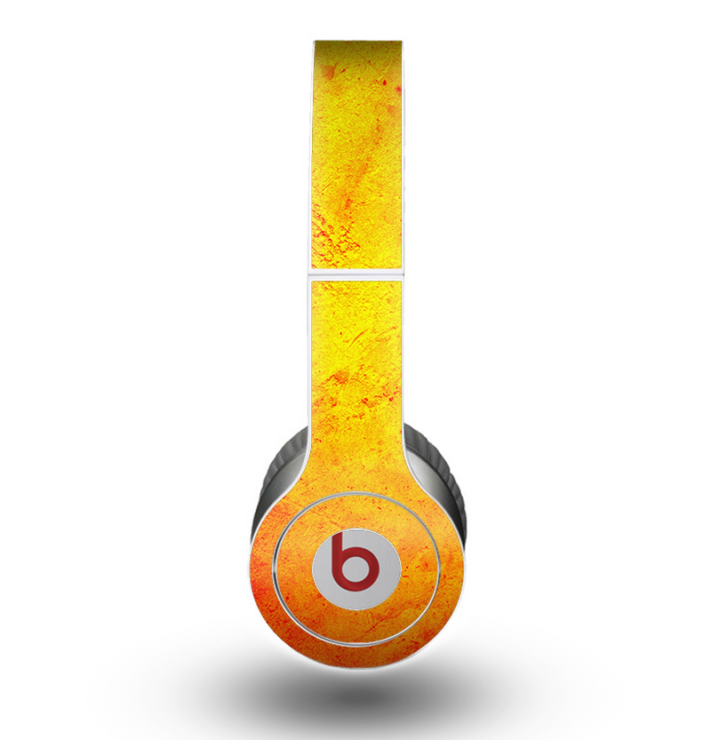 The Orange Vibrant Texture Skin for the Beats by Dre Original Solo-Solo HD Headphones