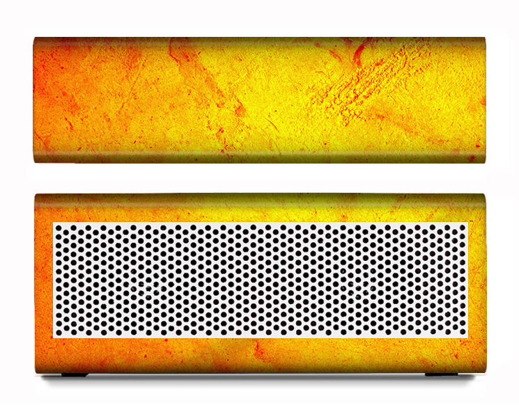 The Orange Vibrant Texture Skin for the Braven 570 Wireless Bluetooth Speaker