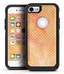 The Orange Watercolor Grunge Surface with Polka Dots - iPhone 7 or 8 OtterBox Case & Skin Kits