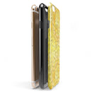 The Orange Yellow Watercolors with Falling Pedals iPhone 6/6s or 6/6s Plus 2-Piece Hybrid INK-Fuzed Case