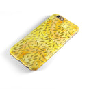 The Orange Yellow Watercolors with Falling Pedals iPhone 6/6s or 6/6s Plus 2-Piece Hybrid INK-Fuzed Case