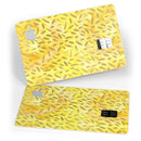 The Orange Yellow Watercolors with Falling Pedals - Premium Protective Decal Skin-Kit for the Apple Credit Card