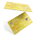 The Orange Yellow Watercolors with Falling Pedals - Premium Protective Decal Skin-Kit for the Apple Credit Card