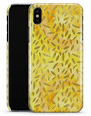 The Orange Yellow Watercolors with Falling Pedals - iPhone X Clipit Case