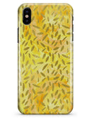 The Orange Yellow Watercolors with Falling Pedals - iPhone X Clipit Case
