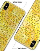 The Orange Yellow Watercolors with Falling Pedals - iPhone X Clipit Case