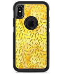 The Orange Yellow Watercolors with Falling Pedals - iPhone X OtterBox Case & Skin Kits