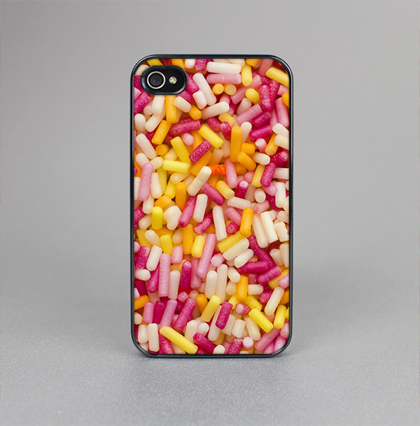 The Orange and Pink Candy Sprinkles Skin-Sert for the Apple iPhone 4-4s Skin-Sert Case