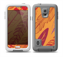 The Orange and Red Vector Feathers Skin for the Samsung Galaxy S5 frē LifeProof Case