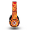 The Orange and Red Vector Feathers Skin for the Original Beats by Dre Studio Headphones