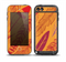 The Orange and Red Vector Feathers Skin for the iPod Touch 5th Generation frē LifeProof Case