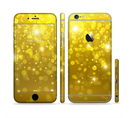 The Orbs of Gold Light Sectioned Skin Series for the Apple iPhone 6s Plus