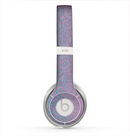 The OverLock Pink to Blue Swirls Skin for the Beats by Dre Solo 2 Headphones
