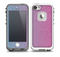 The OverLock Pink to Blue Swirls Skin for the iPhone 5-5s fre LifeProof Case
