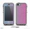 The OverLock Pink to Blue Swirls Skin for the iPhone 5c nüüd LifeProof Case
