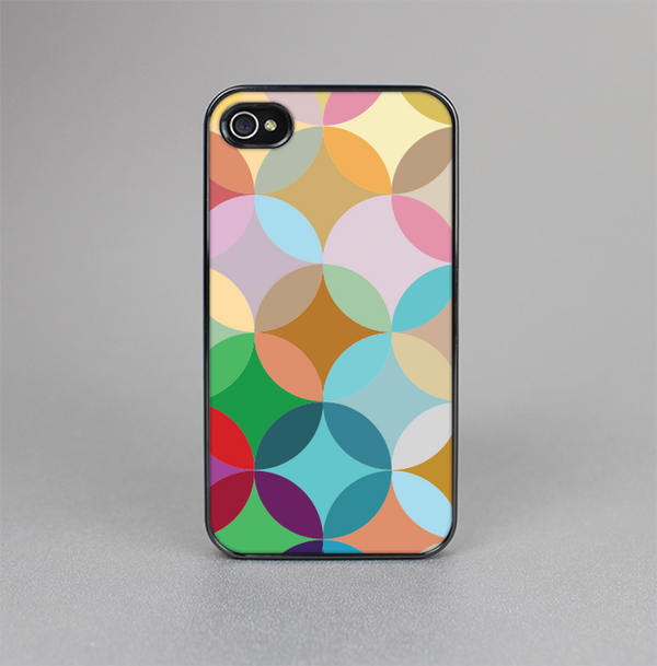 The Overlaping Colorful Connect Circles Skin-Sert for the Apple iPhone 4-4s Skin-Sert Case