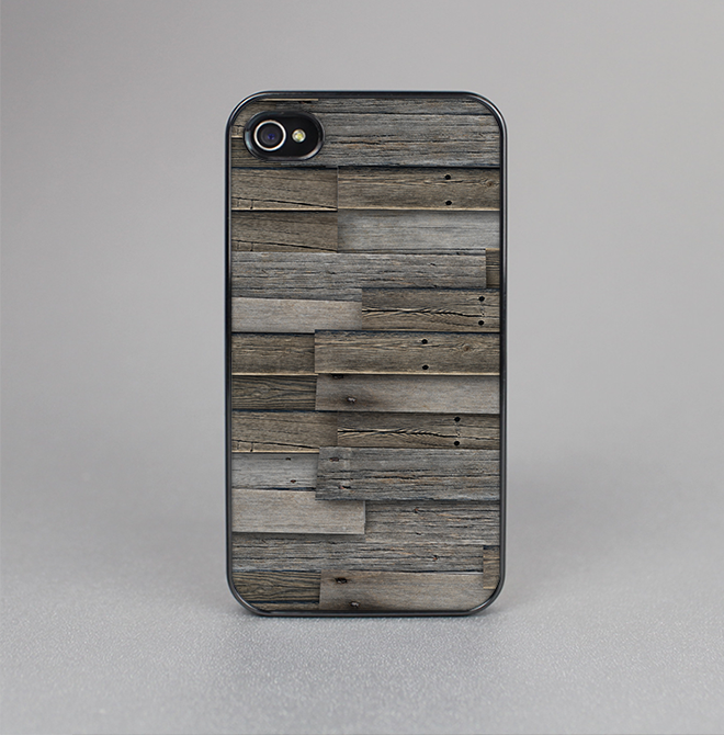 The Overlapping Aged Planks Skin-Sert for the Apple iPhone 4-4s Skin-Sert Case