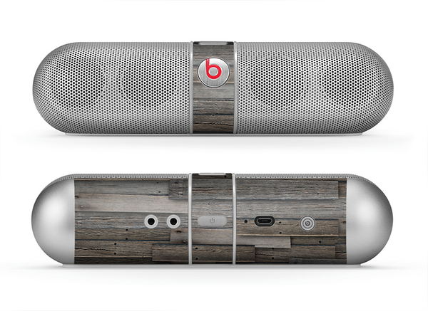 The Overlapping Aged Planks Skin for the Beats by Dre Pill Bluetooth Speaker