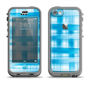 The Overlapping Blue Woven Apple iPhone 5c LifeProof Nuud Case Skin Set