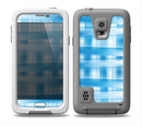 The Overlapping Blue Woven Skin for the Samsung Galaxy S5 frē LifeProof Case