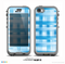 The Overlapping Blue Woven Skin for the iPhone 5c nüüd LifeProof Case