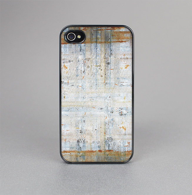 The Painted Grunge Rusted Panel Skin-Sert for the Apple iPhone 4-4s Skin-Sert Case