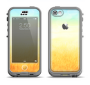 The Painted Tall Grass with Sunrise Apple iPhone 5c LifeProof Nuud Case Skin Set