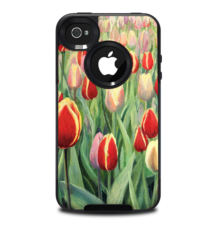 The Painting of Field of Flowers Skin for the iPhone 4-4s OtterBox Commuter Case