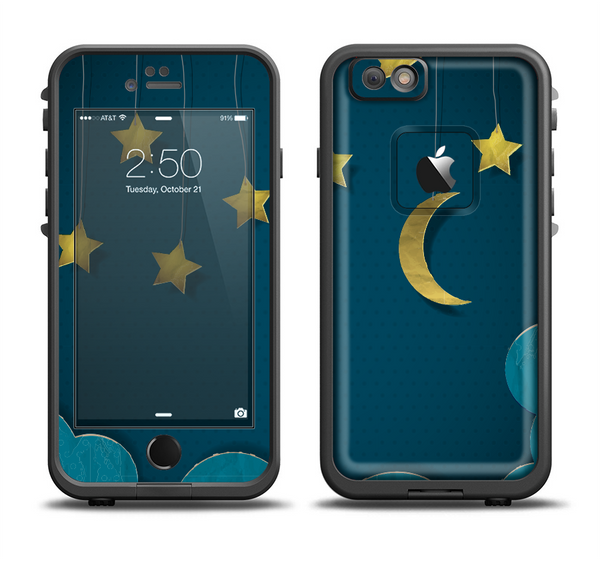The Paper Stars and Moon Apple iPhone 6/6s LifeProof Fre Case Skin Set