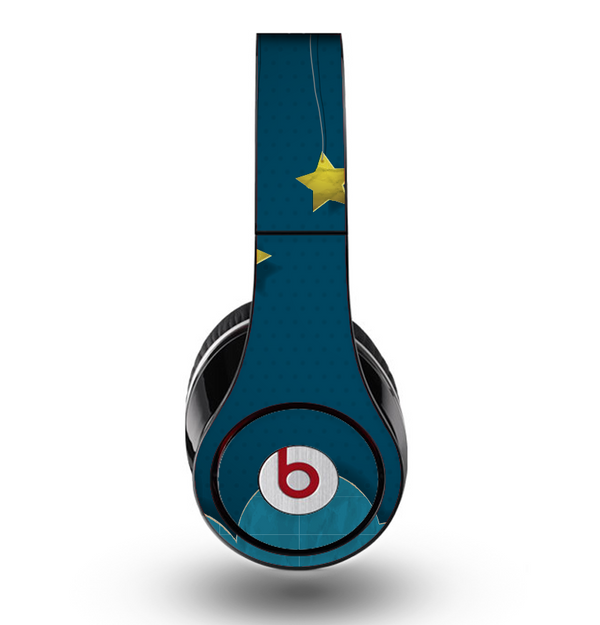 The Paper Stars and Moon Skin for the Original Beats by Dre Studio Headphones
